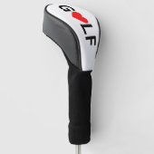 Couvre-club De Golf Love Golf Driver Cover (Incliné)