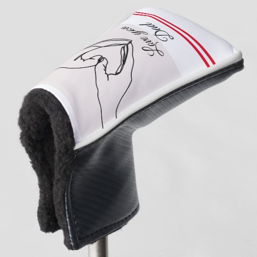 Couvre-club De Golf Love You Dad Best Putter Golf Head Cover (Devant 3/4)