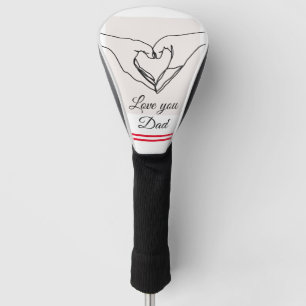 Couvre-club De Golf Love You Papa Meilleur Chauffeur Golf Tête Couvert