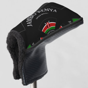 Couvre-club De Golf Lovey Kenya Text Art Design