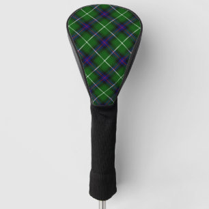 Couvre-club De Golf MacDonald tartan bleu vert plaid