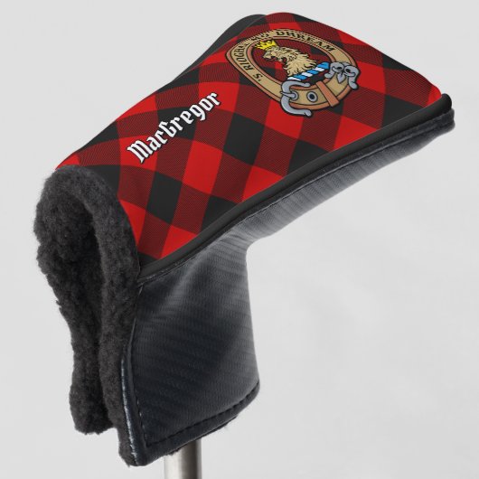 Couvre-club De Golf MacGregor Crest sur Rob Roy Tartan (Devant 3/4)