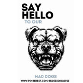 Couvre-club De Golf   Mad Dog Fun-Loving Golfer