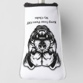 Couvre-club De Golf   Mad Dog Fun-Loving Golfer (Tourné à 90°)