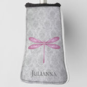 Couvre-club De Golf Magenta Dragonfly Damas (Tourné à 90°)