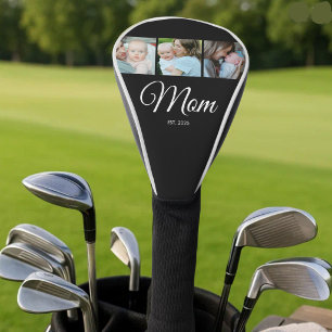 Couvre-club De Golf *Maman a établi un script noir 3 Photo Cadeau
