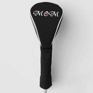 Couvre-club De Golf Maman au coeur rouge