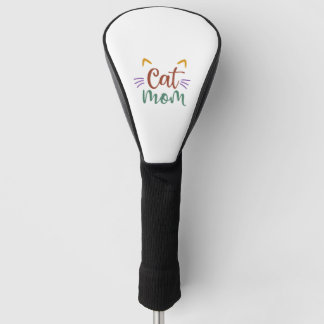 Couvre-club De Golf Maman de chat