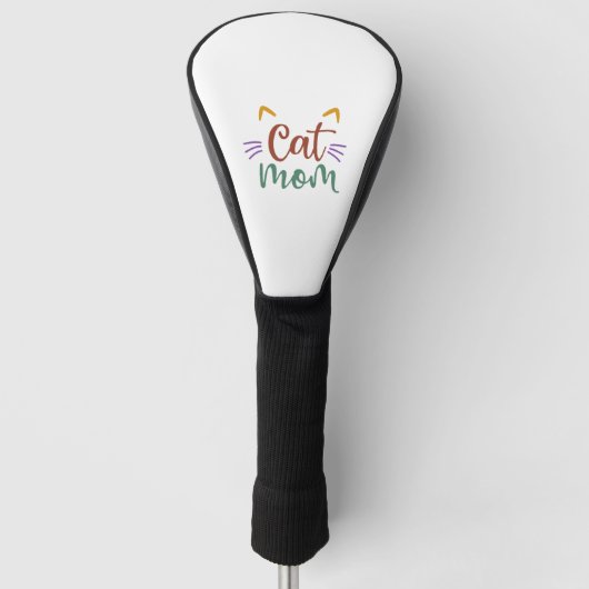 Couvre-club De Golf Maman de chat (Devant)