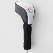 Couvre-club De Golf Maman de chat (Incliné)