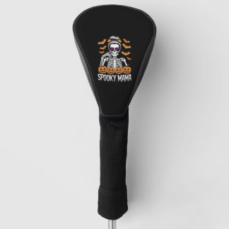 Couvre-club De Golf Maman effrayante squelette cool Halloween