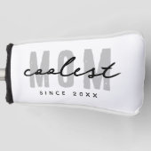 Couvre-club De Golf Maman la plus cool depuis 20XX Moderne Simple Prep (Devant)