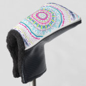 Couvre-club De Golf mandala coloré (Devant 3/4)