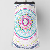 Couvre-club De Golf mandala coloré (Tourné à 90°)