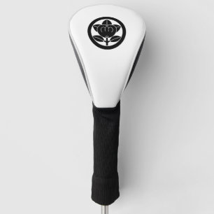 Couvre-club De Golf Mandarin orange en cercle