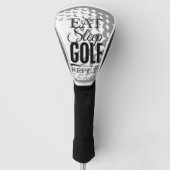 Couvre-club De Golf Manger, Dormir, Golf, Répéter (Devant)