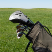 Couvre-club De Golf Marbre d'argent Parties scintillant d'argent Monog (In Situ)