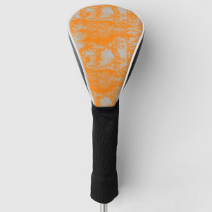 Couvre-club De Golf Marbre orange et gris