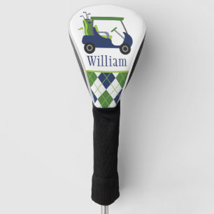 Couvre-club De Golf Marine & Green Golf Cart Golf Head Cover