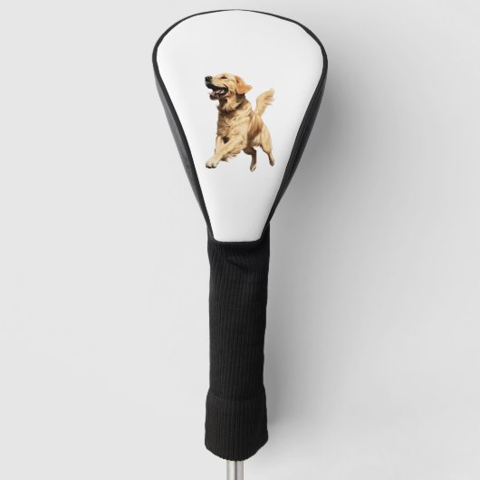 Couvre-club De Golf Marionnette Golden Retriever - Animaux de compagni (Devant)