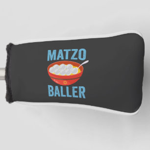 Couvre-club De Golf Matzo Baller Funny Golf Hanoukka cadeau de vacance