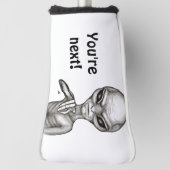 Couvre-club De Golf Mauvais Alien, Tu es le prochain ! (Tourné à 90°)