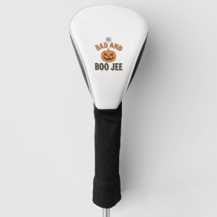 Couvre-club De Golf Mauvais et Boo Jee Halloween Citrouille Graphique_