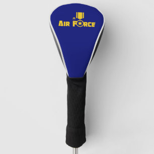 Couvre-club De Golf Médaille des étoiles militaires de la Force aérien