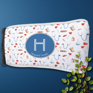 Couvre-club De Golf Médecin instrumental personnalisé Monogramme