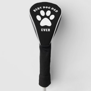 Couvre-club De Golf Meilleur Chien Papa Jamais Texte Personnalisé