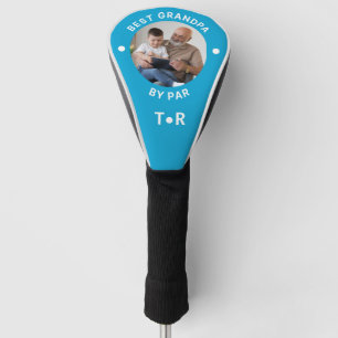 Couvre-club De Golf Meilleur Grand-Père Par Photo Monogram Golf Tête C