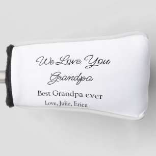 Couvre-club De Golf meilleur grand-père toujours grands-parents cadeau