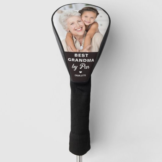 Couvre-club De Golf Meilleur GRANDMA Par PAR Photo personnalisée - Fêt (Devant)