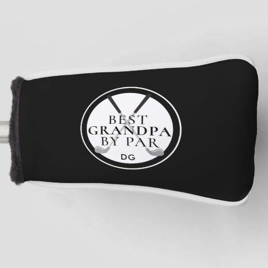 Couvre-club De Golf MEILLEUR GRANDPA PAR PAR Monogramme Nom Clubs (Devant)