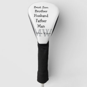 Couvre-club De Golf Meilleur homme fils mari papa cite ajouter un nom