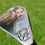 Couvre-club De Golf Meilleur papa du monde | Photo<br><div class="desc">Célébrez l'homme qui a toujours été là pour vous soutenir avec notre couverture photo de golf 'World's Best Daddy'. Un cadeau extraordinaire pour la Fête des pères, les anniversaires, ou simplement pour express votre amour. Cette couverture allie un design moderne et simpliste à des éléments personnalisés et tactiles pour faire...</div>