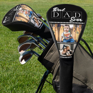 Couvre-club De Golf Meilleur Papa du Monde Photo Souvenir