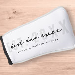 Couvre-club De Golf Meilleur papa Jamais Athlétique Moderne Fête des p<br><div class="desc">Ce design simple et moderne est composé de san serif et de typographie de script ludique.</div>
