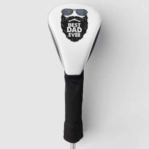 Couvre-club De Golf Meilleur papa jamais barbe barbu lunettes de solei