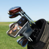 Couvre-club De Golf Meilleur papa Jamais Photo Putter bleu & noir II (In Situ)