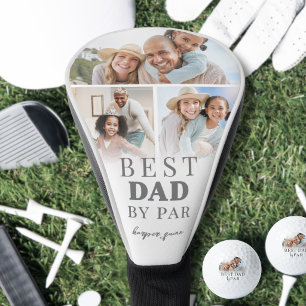 Couvre-club De Golf Meilleur Papa Par 3 Photo Fête des Pères