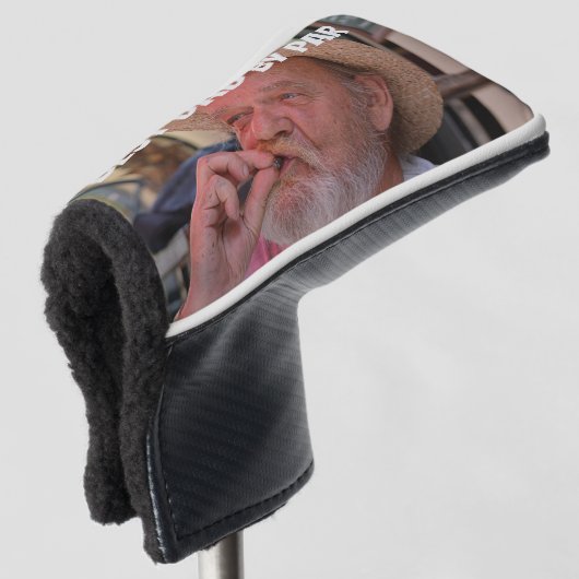 COUVRE-CLUB DE GOLF MEILLEUR PAPA PAR CUSTOM GOLF PUTTER COVER (Devant 3/4)