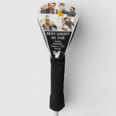 Couvre-club De Golf Meilleur papa par Par avec Photos et Message perso (Devant)