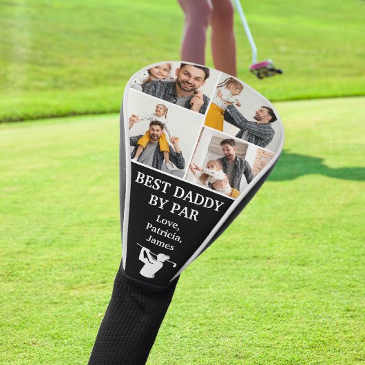 Couvre-club De Golf Meilleur papa par Par avec Photos et Message perso