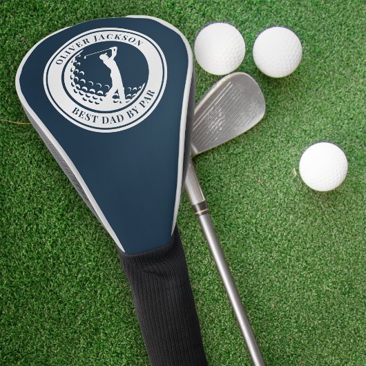 Couvre-club De Golf Meilleur papa par Par Monogramme