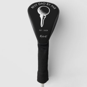 Couvre-club De Golf Meilleur papa par Par Typographie personnalisée