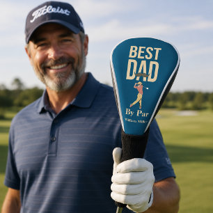 Couvre-club De Golf Meilleur Papa Par Swing De Golf Moustache Drôle