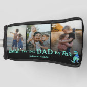 Couvre-club De Golf Meilleur Tee Rex Papa Par Par Enfants Nom Photo (Devant)