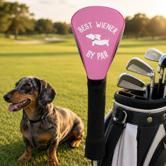 Couvre-club De Golf Meilleur Wiener par Par Couvre-têtes de golf de te