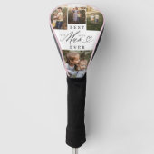 Couvre-club De Golf Meilleure maman Jour Script Fête des Mères Collage (Devant)